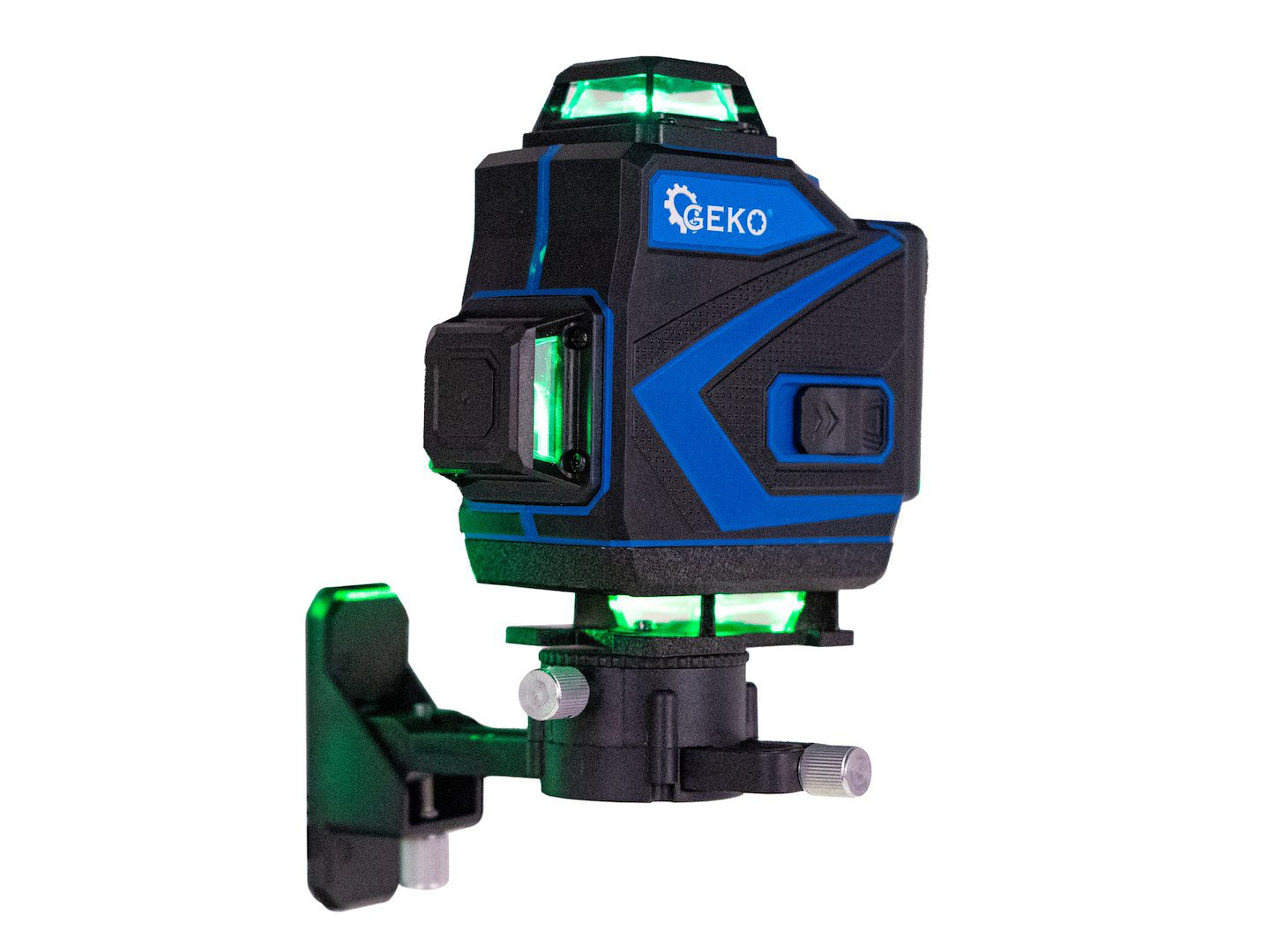 Nivela laser cu acumulator, 360 grade, 4D, 2 acumulatori, Geko G03307