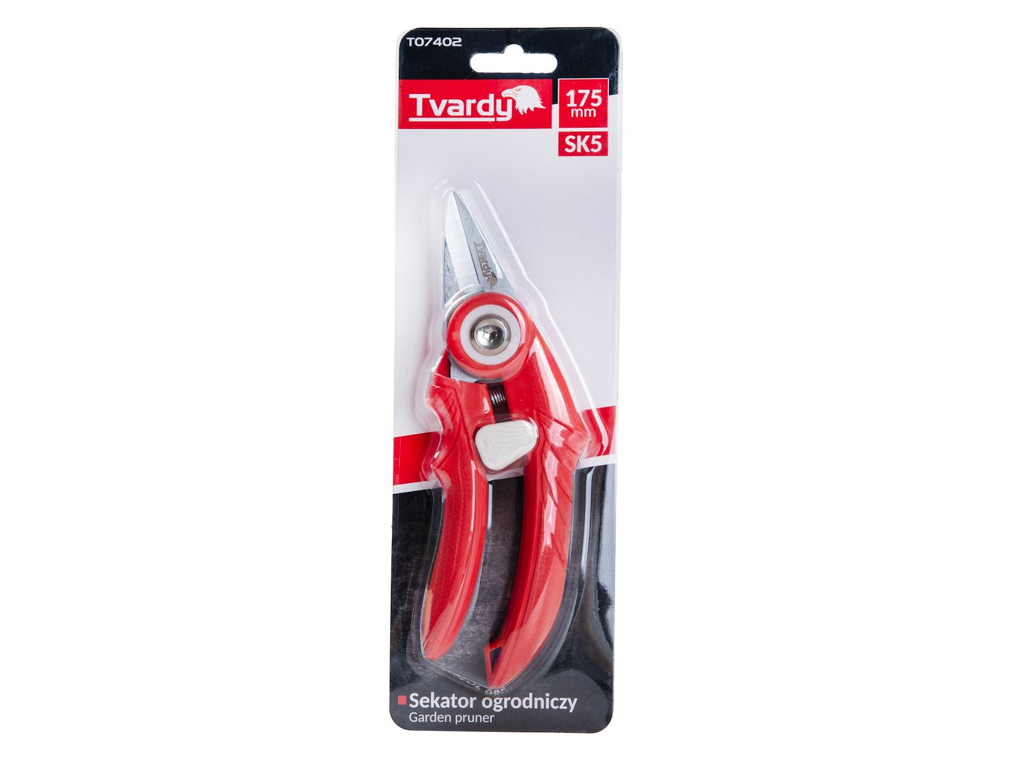 Foarfeca de gradina cu lama dreapta transversala SK5, 175 mm, Tvardy T07402