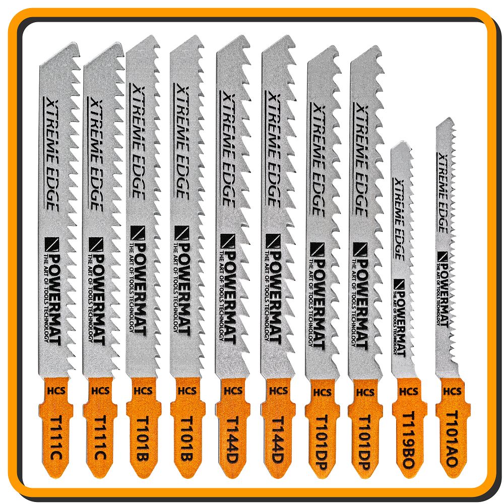Set lame pentru fierastrau sabie PM-ZBDW-10T, 10 bucati, Powermat PM1372