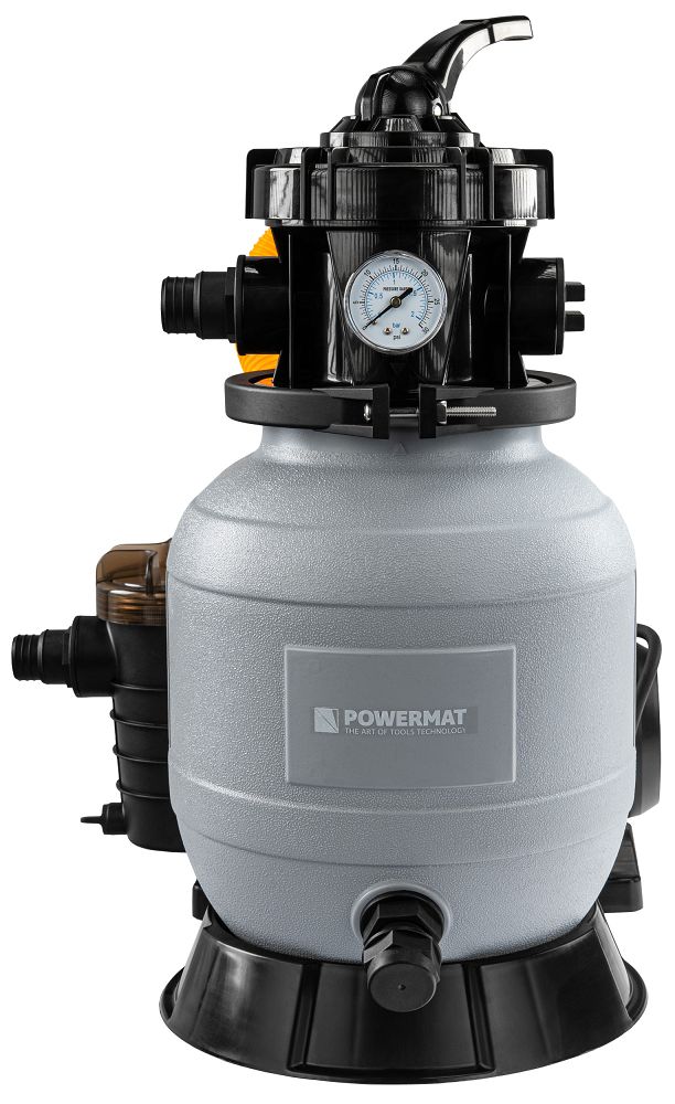 Pompa de nisip pentru piscina PM-PPDB-550JT, afisaj LCD, 13200 l / h, 550 W, Powermat PM1483