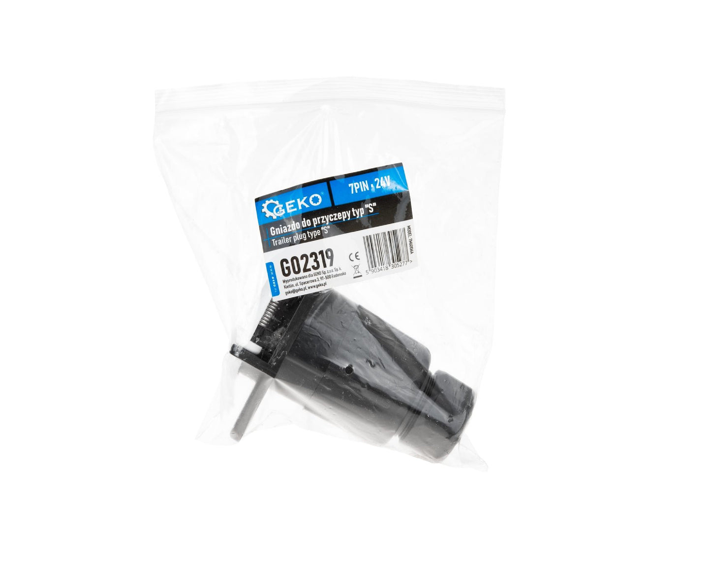 Adaptor remorca tip "S", 7PIN 24V, Geko G02319