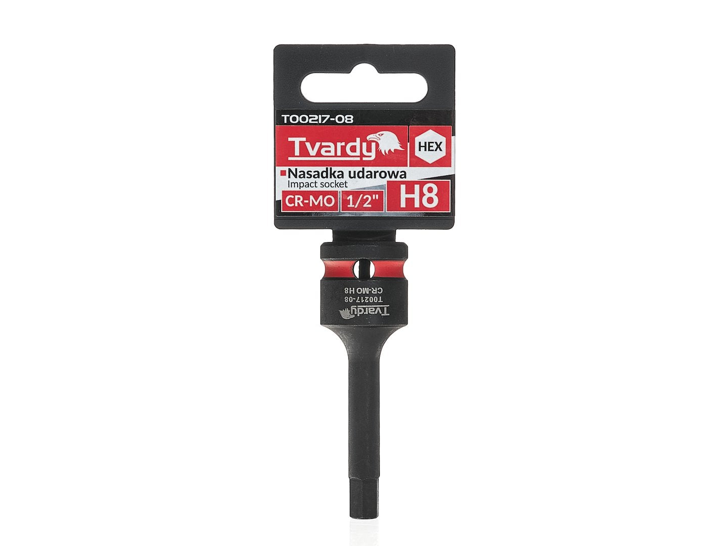 Cheie tubulara de impact HEX 1 / 2", H8, Cr-Mo, Tvardy T00217-08