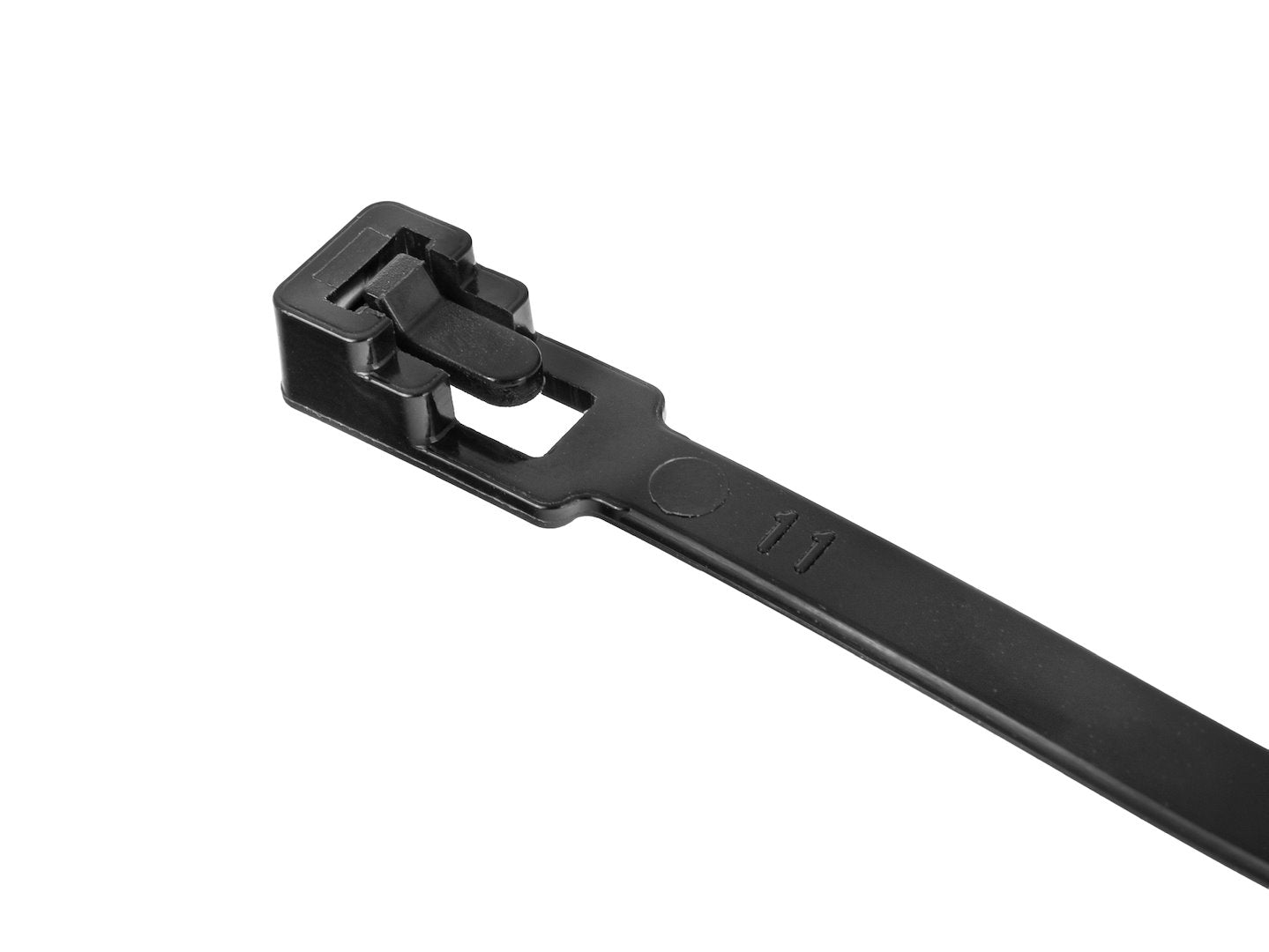 Set legaturi nylon reutilizabile, negru, 7,5x300mm, 100 bucati, Geko G17243