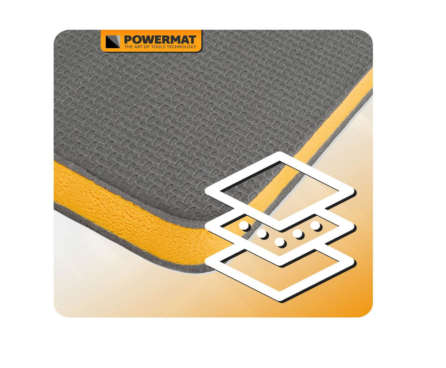 Covoras pliabil pentru atelier PM-MWR-117T,  1117 mm x 400 mm x 30 mm, Powermat PM1424