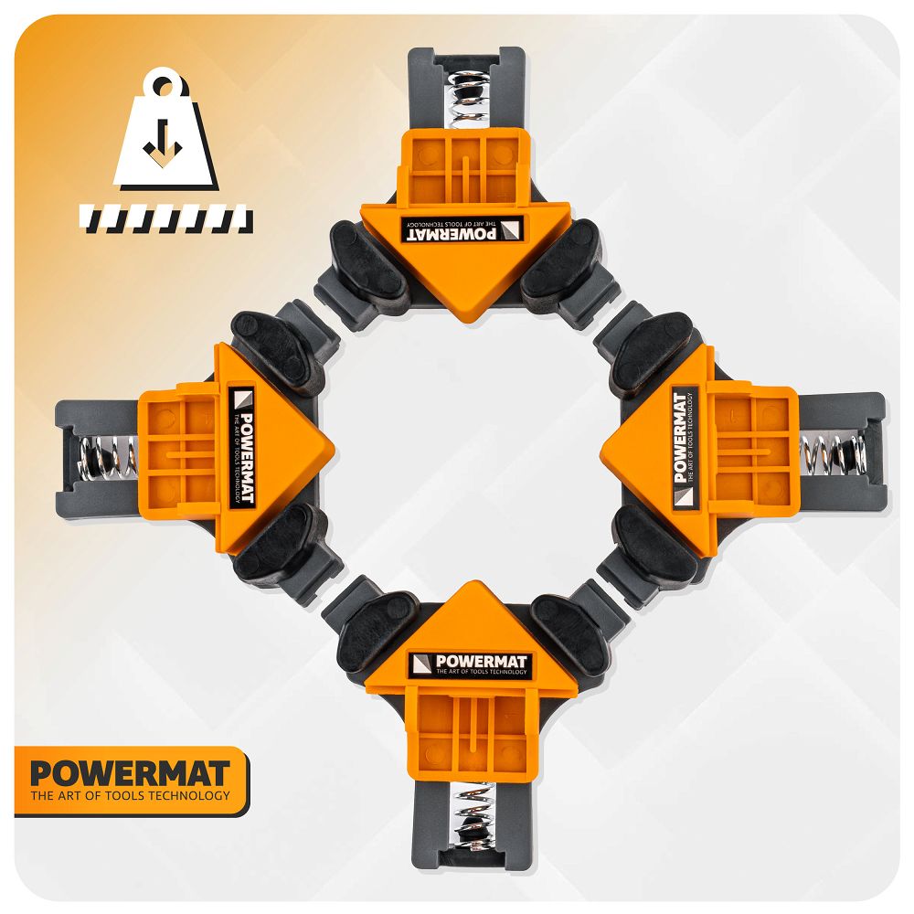 Set cleme de colt PM-SNK-522T, 4 bucati, Powermat PM1435
