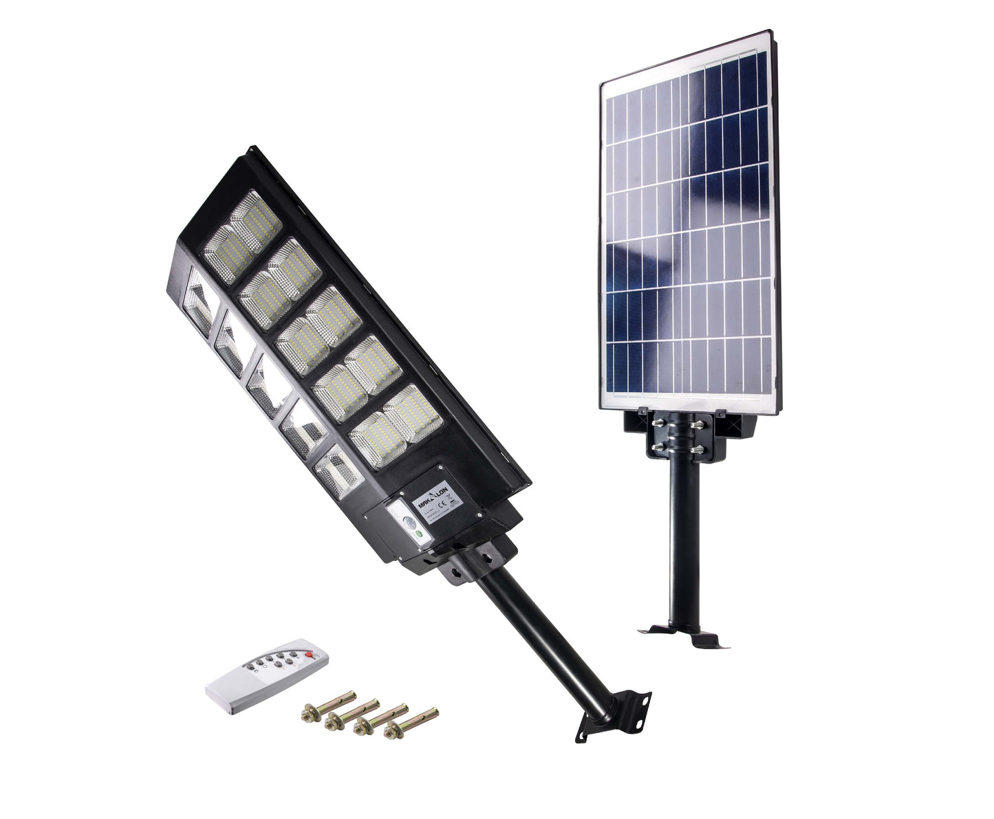 Lampa solara stradala, 8000 lm, 30 Ah, 6500K, Makalon 729920
