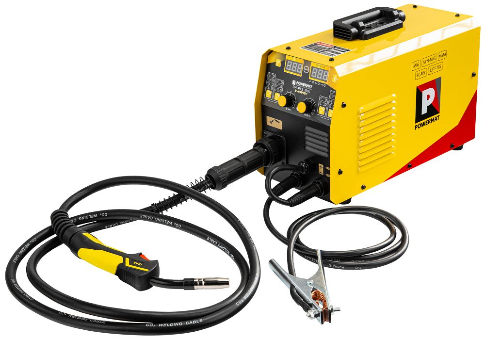 Aparat de sudura tip invertor MIG / MAG PM-PAS-210L, 210 A, Powermat PM1544
