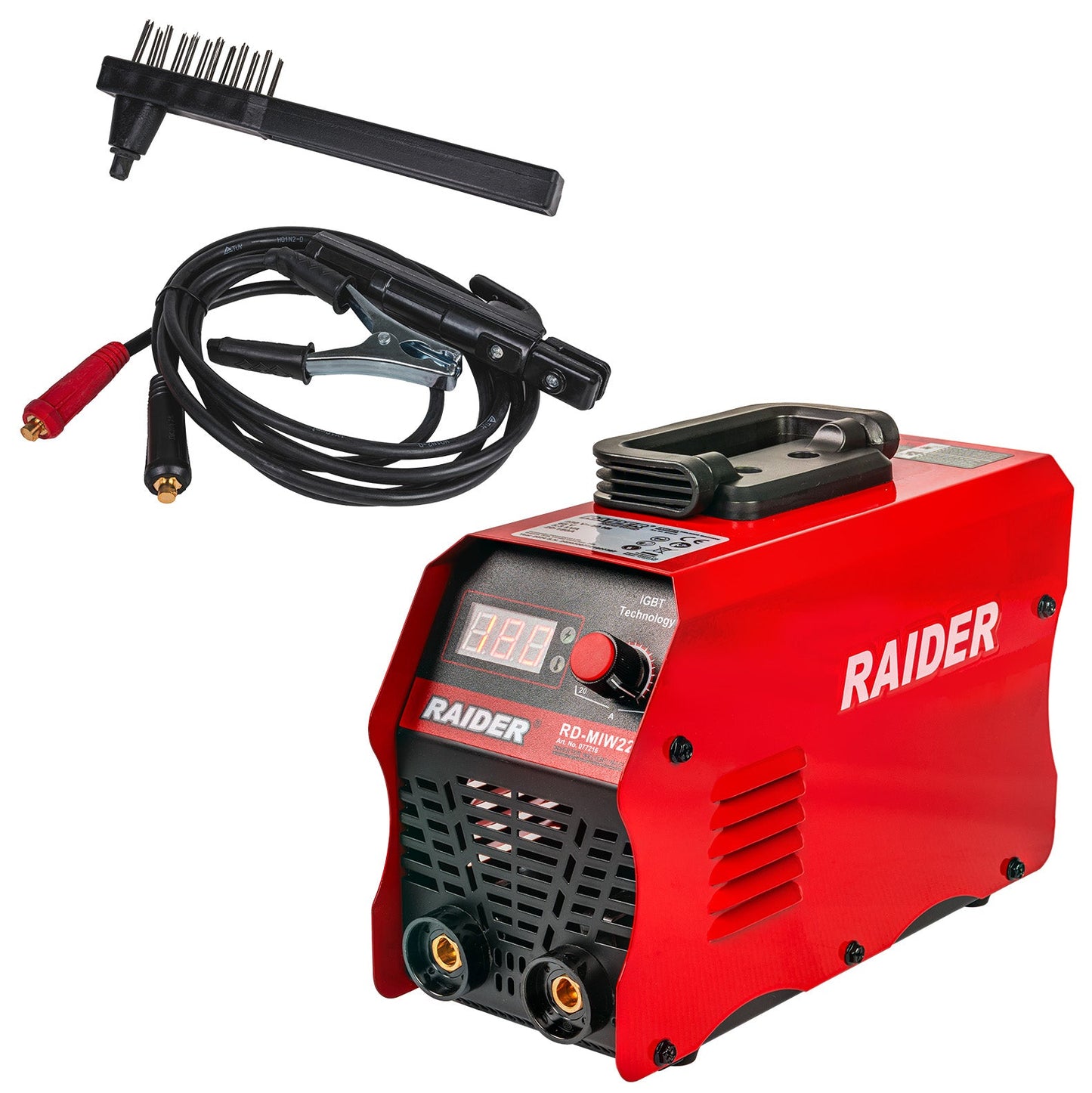 Aparat de sudura tip invertor RD-MIW220, 180A, Raider 077216