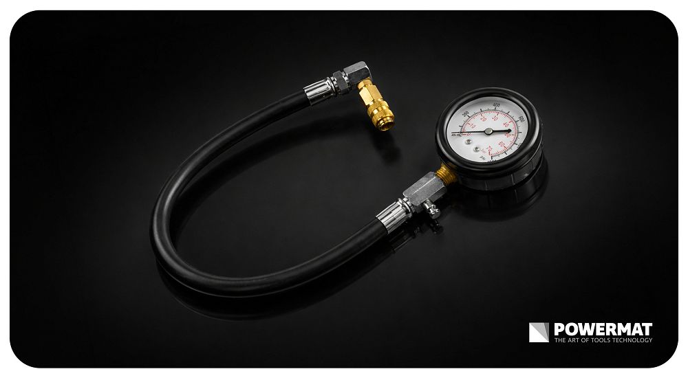 Kit manometru compresie motoare diesel PM-MCSD-19T, 19 piese, Powermat PM1523