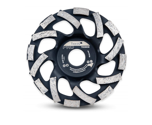 Disc diamantat segmentat tip L Profi, 125x5x22.23mm, Tvardy T00808