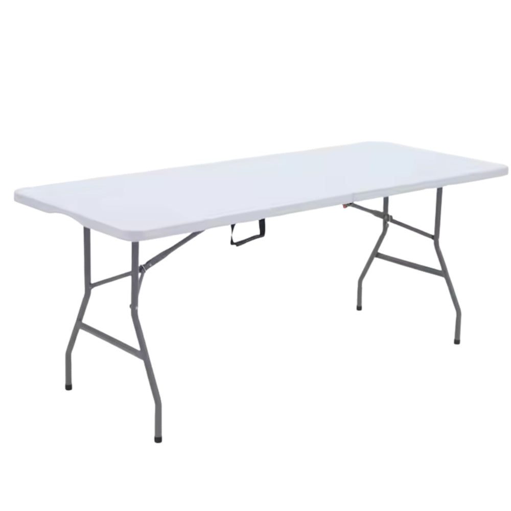 Masa pliabila cu blocare, 180 x 74 cm, alb, Lean 26580