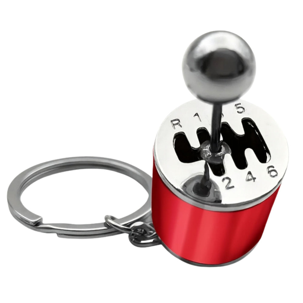 Breloc cutie de viteze, 5 x 2.5 cm, rosu, Lean 26204