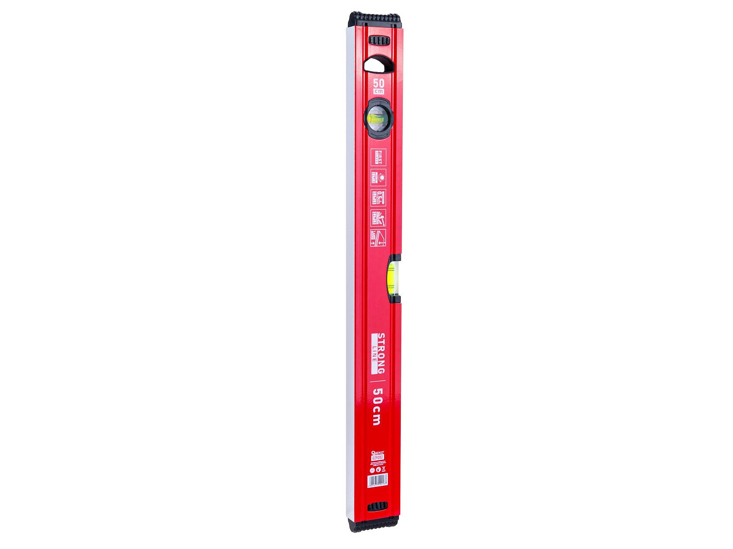 Nivela de aluminiu cu bula Strong Line, 500 mm, Geko G29202