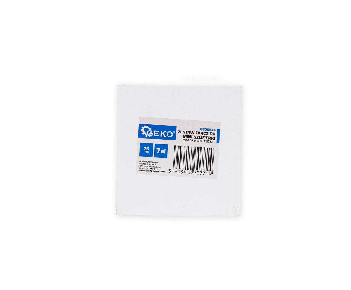 Set discuri pentru mini polizor unghiular, 76 mm, 7 bucati, Geko G80654A