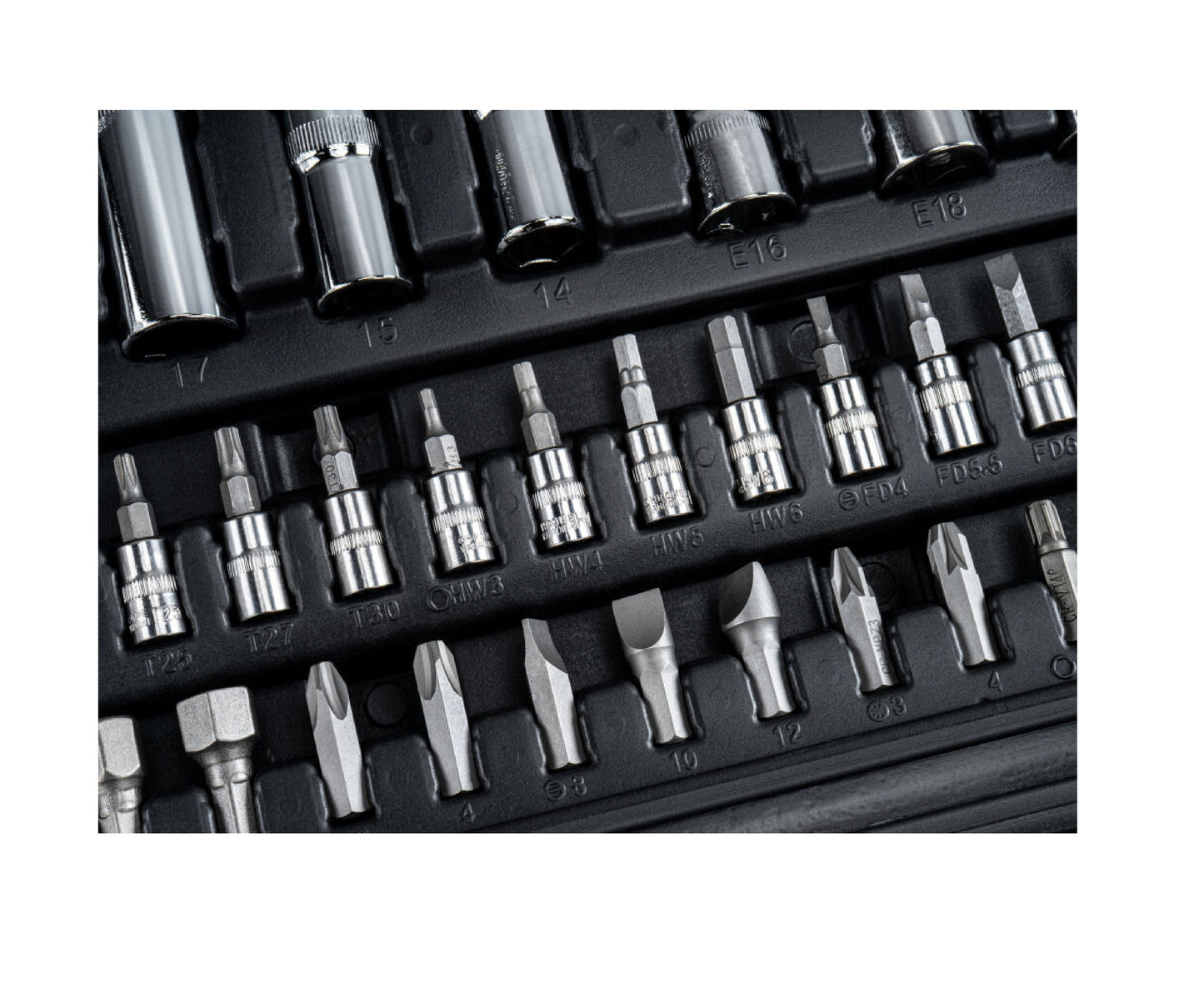 Trusa chei si biti PM-ZKNB-108SU, 1/2" | 1/4", 108 bucati, Powermat PM1614