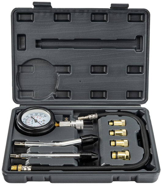 Tester compresie motoare benzina PM-MCSB-8T, 8 bucati, Powermat PM1522