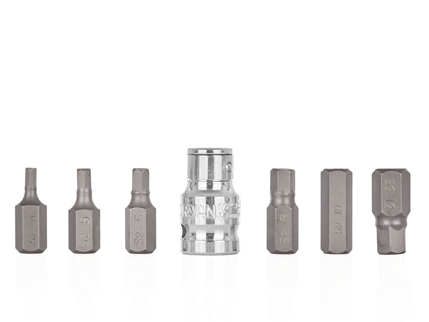 Set biti HEX, H4-H12, 7 bucati, Geko G10040