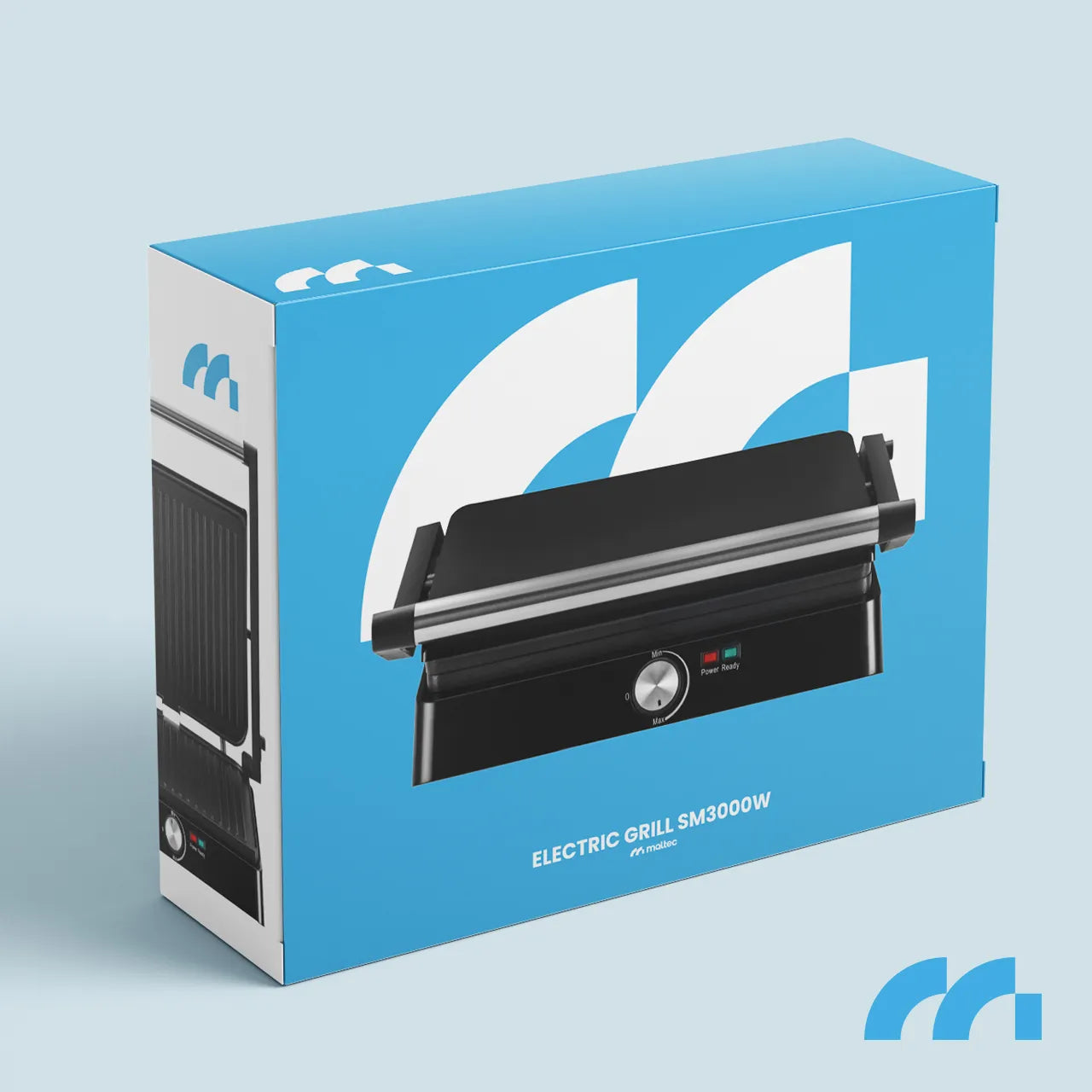 Gratar electric pentru sandwich SM3000, 2200 W, MalTec 113328