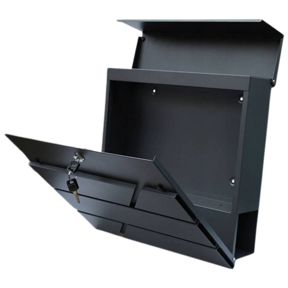 Cutie postala 37x37x11 cm, gri antracit, Lean 26730