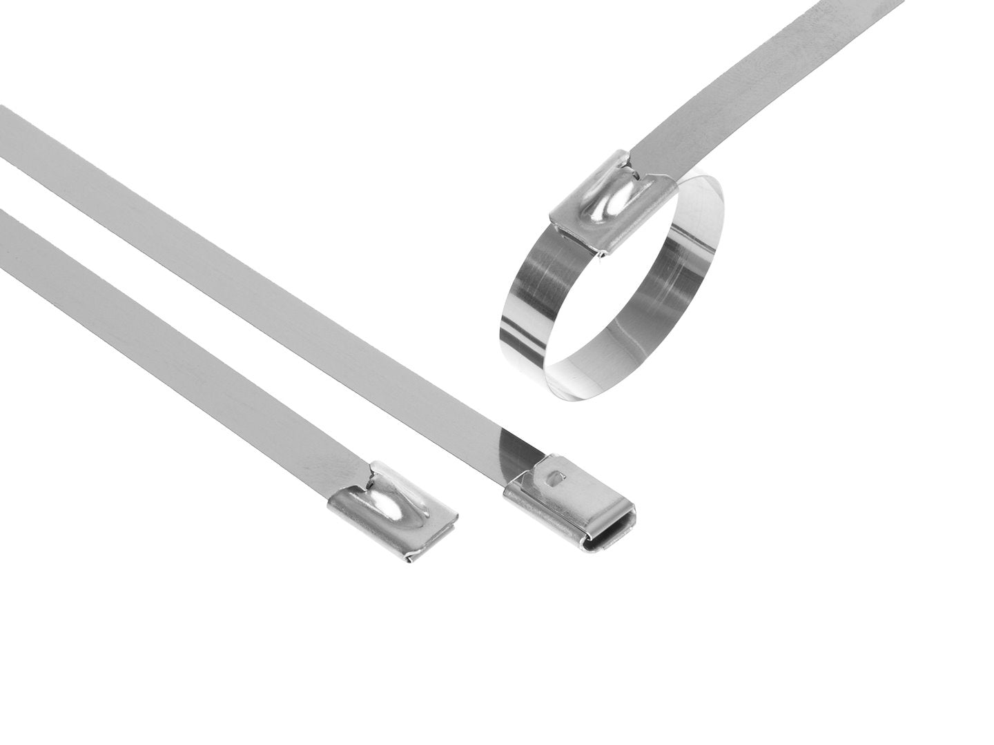 Set cleme din inox, 7,9x150mm, 100 bucati, Geko G17257