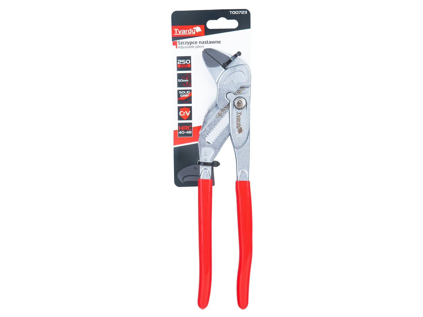 Cleste universal reglabil, 250 mm, 52 mm, Cr-V, Tvardy T00723