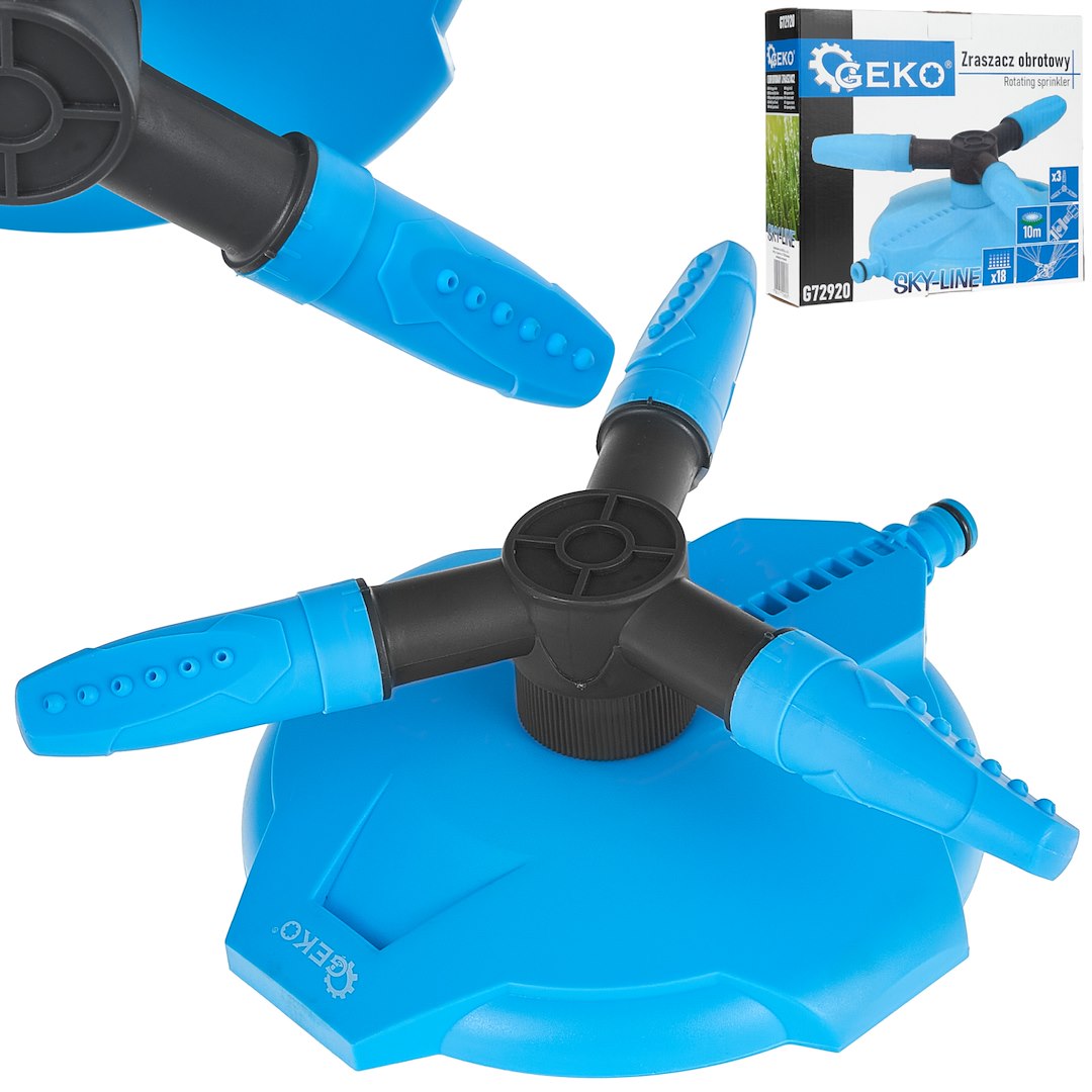 Aspersor rotativ cu 3 brate Sky-Line, Geko G72920