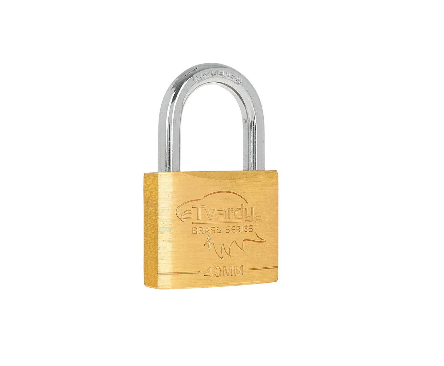 Lacat ranforsat din alama Brass Line, 40 mm, Tvardy T00422