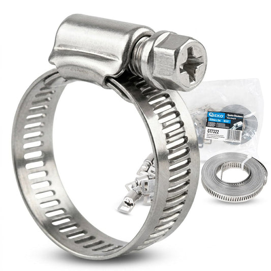 Set cleme pentru cablu, 8 mm x 3 m 10 bucati, Geko G17322