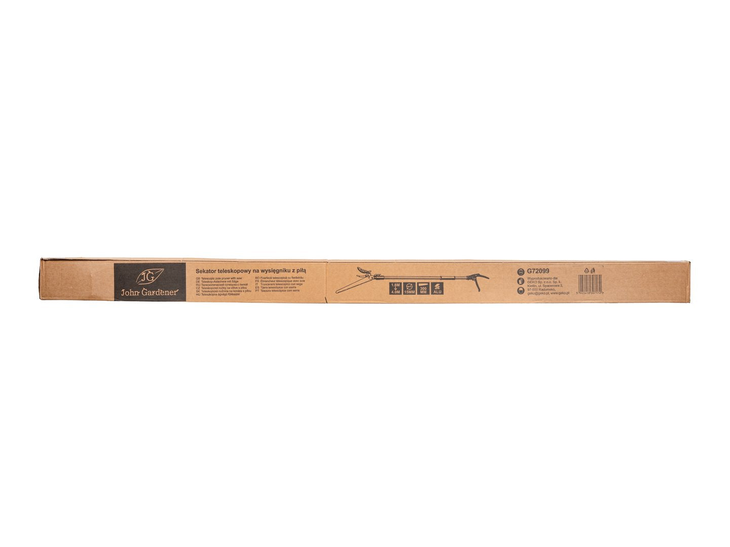 Fierastrau telescopic 2 in 1 pentru crengi, 1,8-4 m, Geko G72099