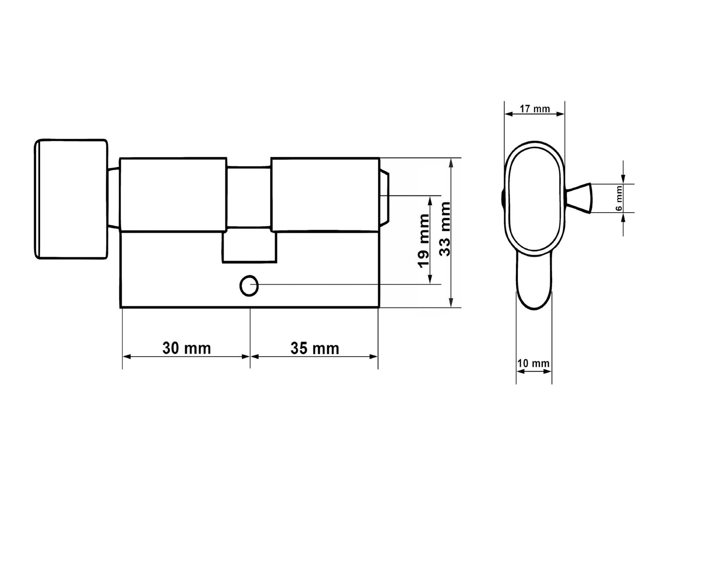 Butuc aluminiu, 30g/35, Keltin K02703