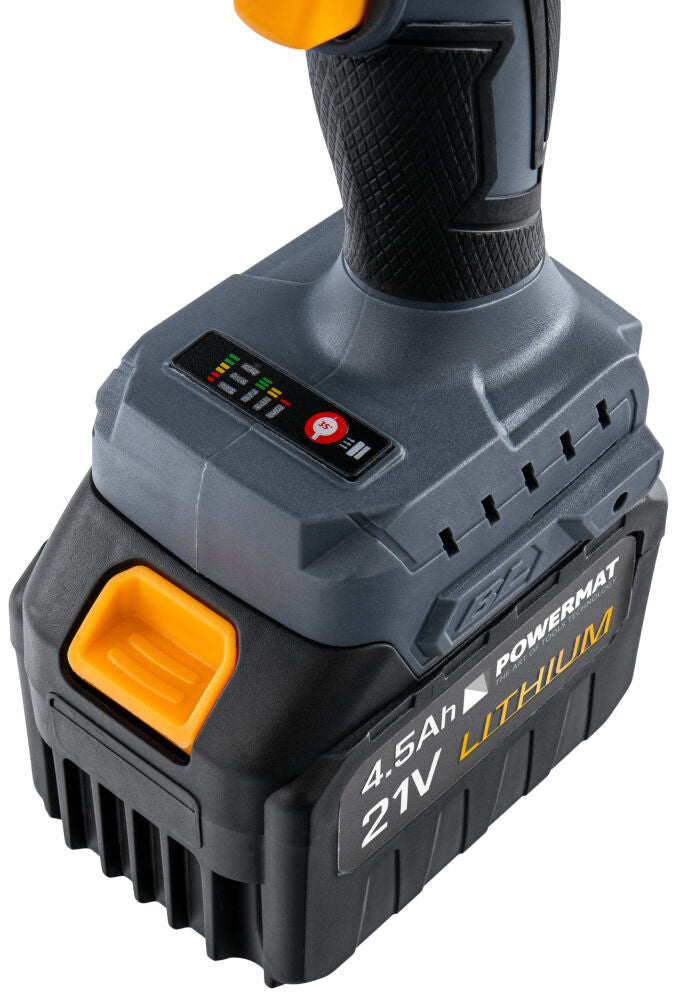 Suflanta / Aspirator 2 in 1 cu acumulator PM-DA-21V-4.5AT, 21 V, Powermat PM1638