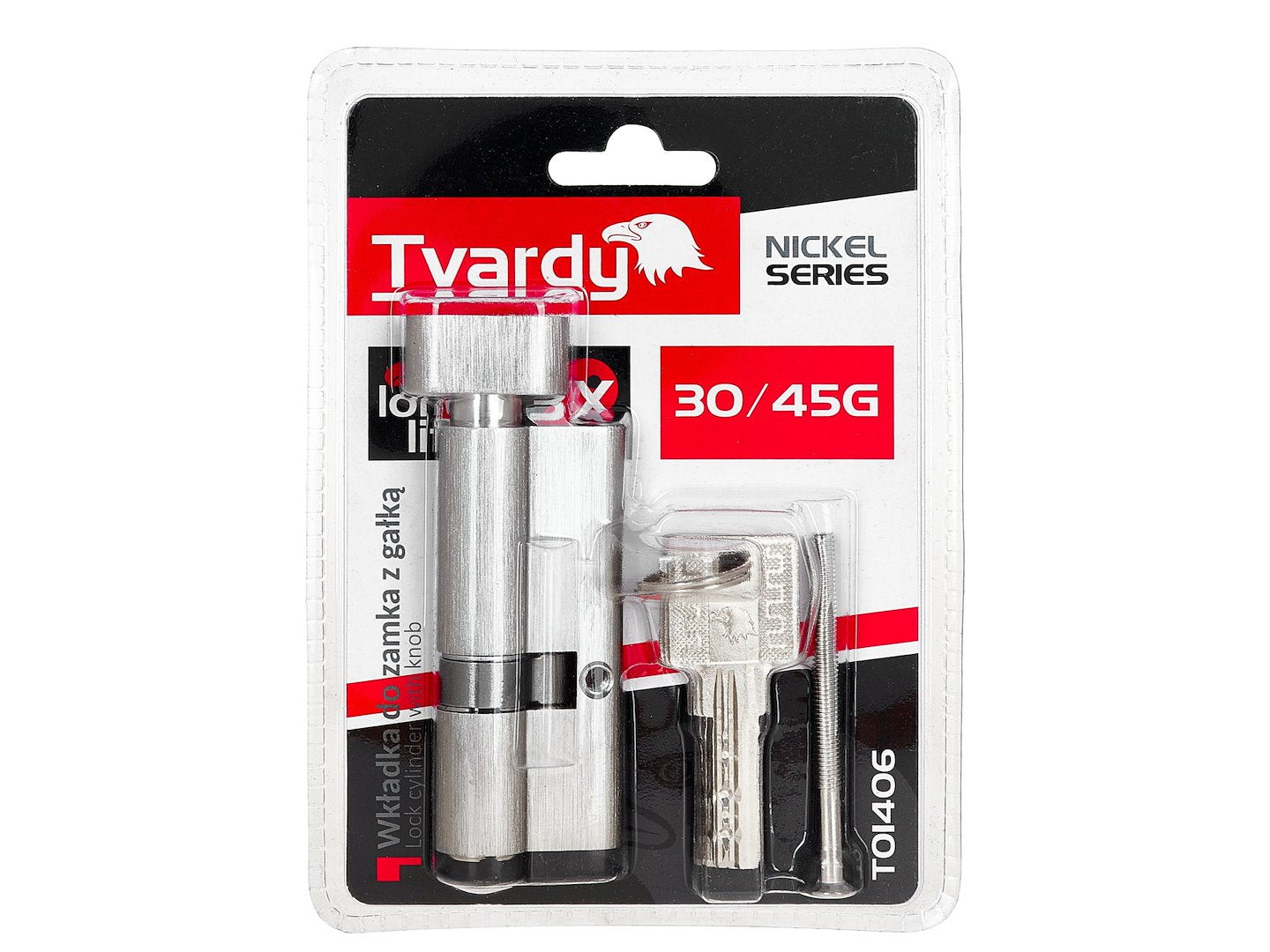 Butuc aluminiu Nickel, 30/45g, Tvardy T01406