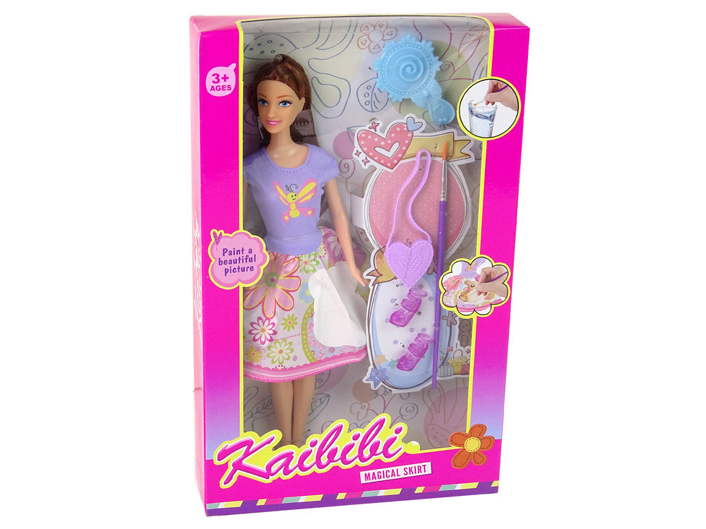 Papusa cu accesorii, multicolor, Lean 15177