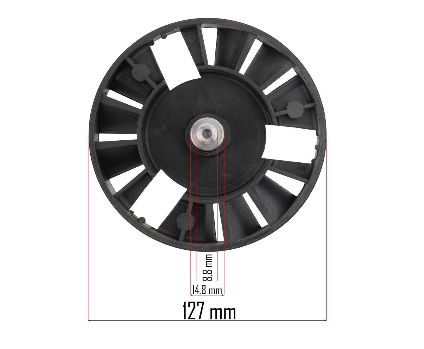 Scripete mare pentru masina de tuns iarba electrica, Red Technic RTKSE0027-KP1