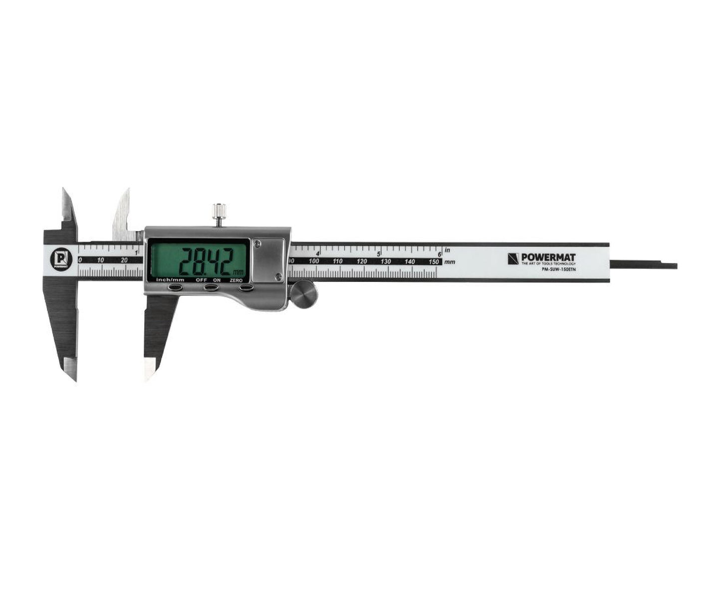 Subler electronic cu afisaj LCD PM-SUW-150ETN, 0-150 mm, Powermat PM1474