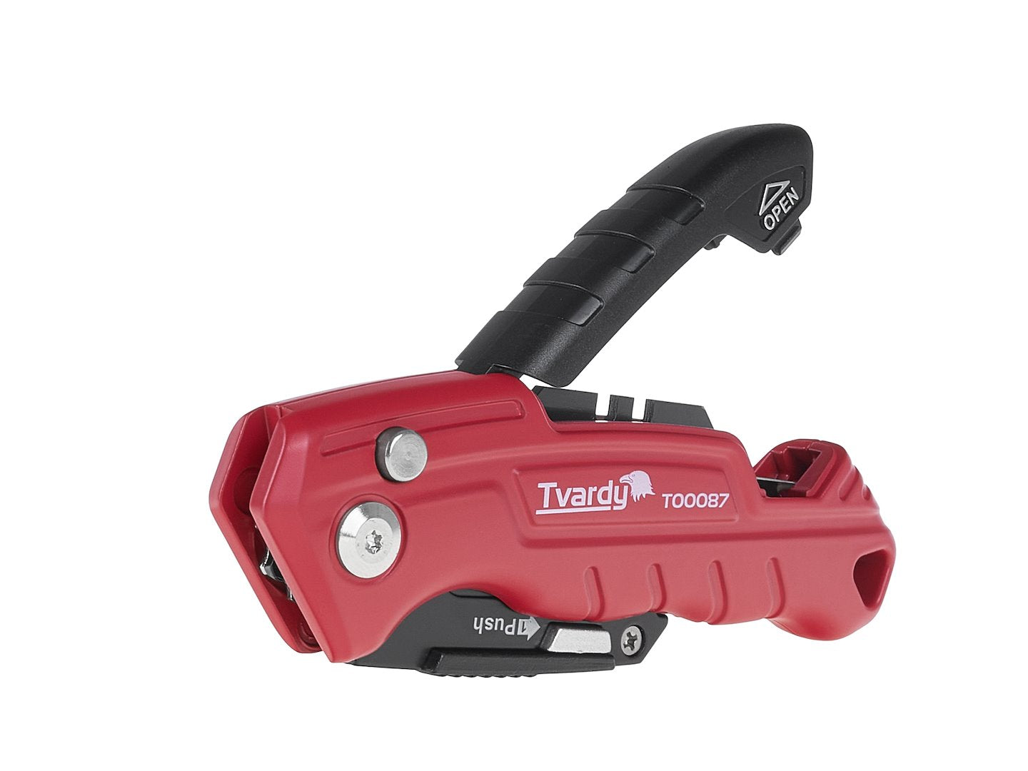Cutter pliabil cu lama trapezoidala SK2H, 60 x 19 x 0.6 mm, Tvardy T00087A