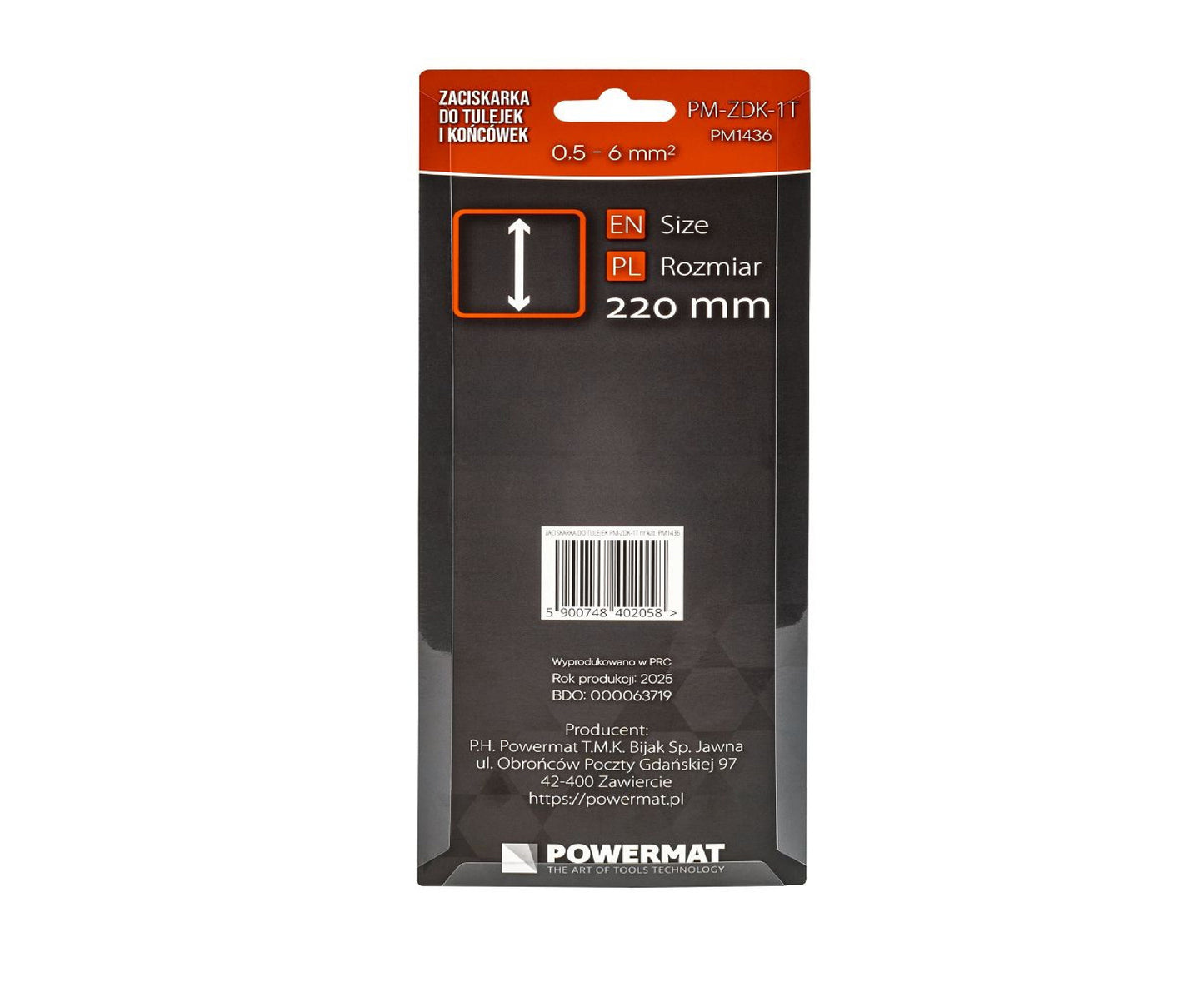 Cleste sertizare cabluri PM-ZDK-1T, Powermat PM1436