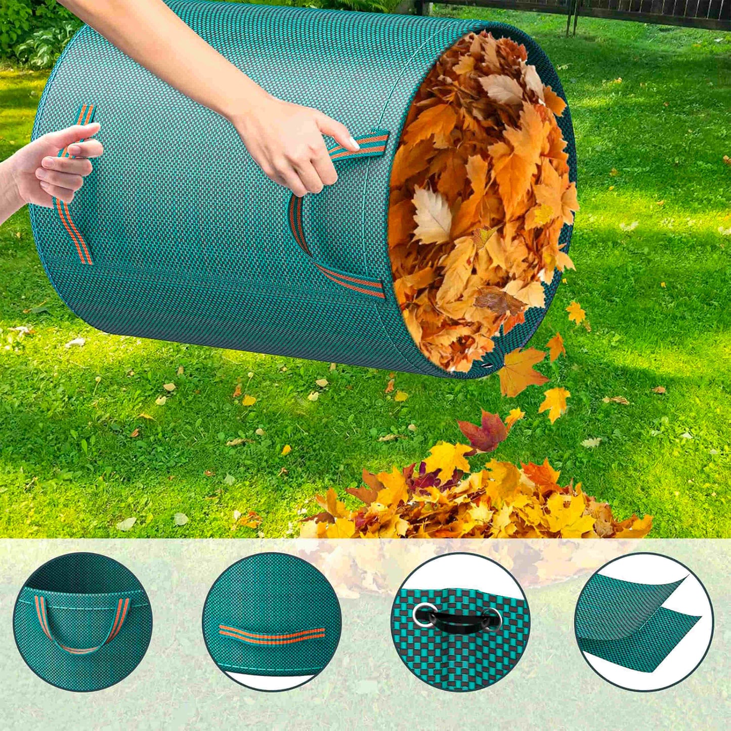 Sac pentru deseuri de gradina, 272 l, Geko G73285