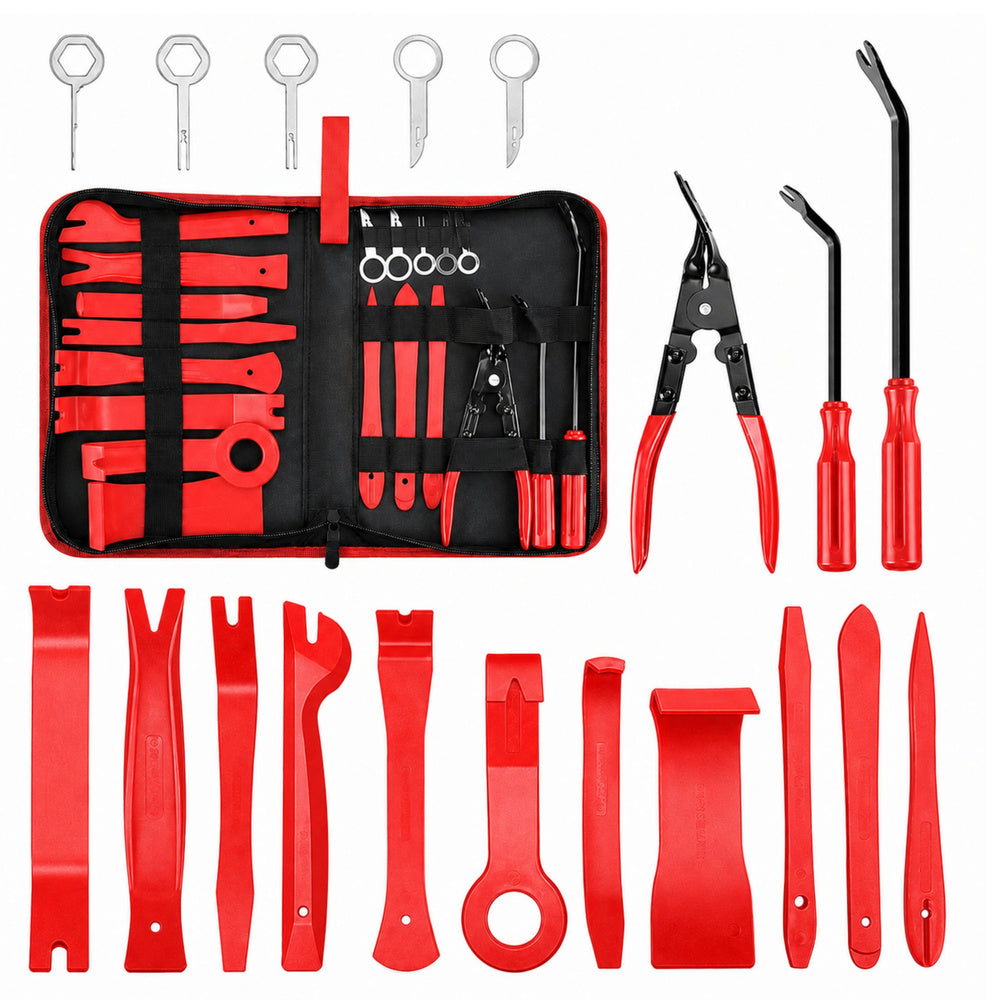Set scule pentru indepartarea tapiteriei, 19 bucati, Lean 29274