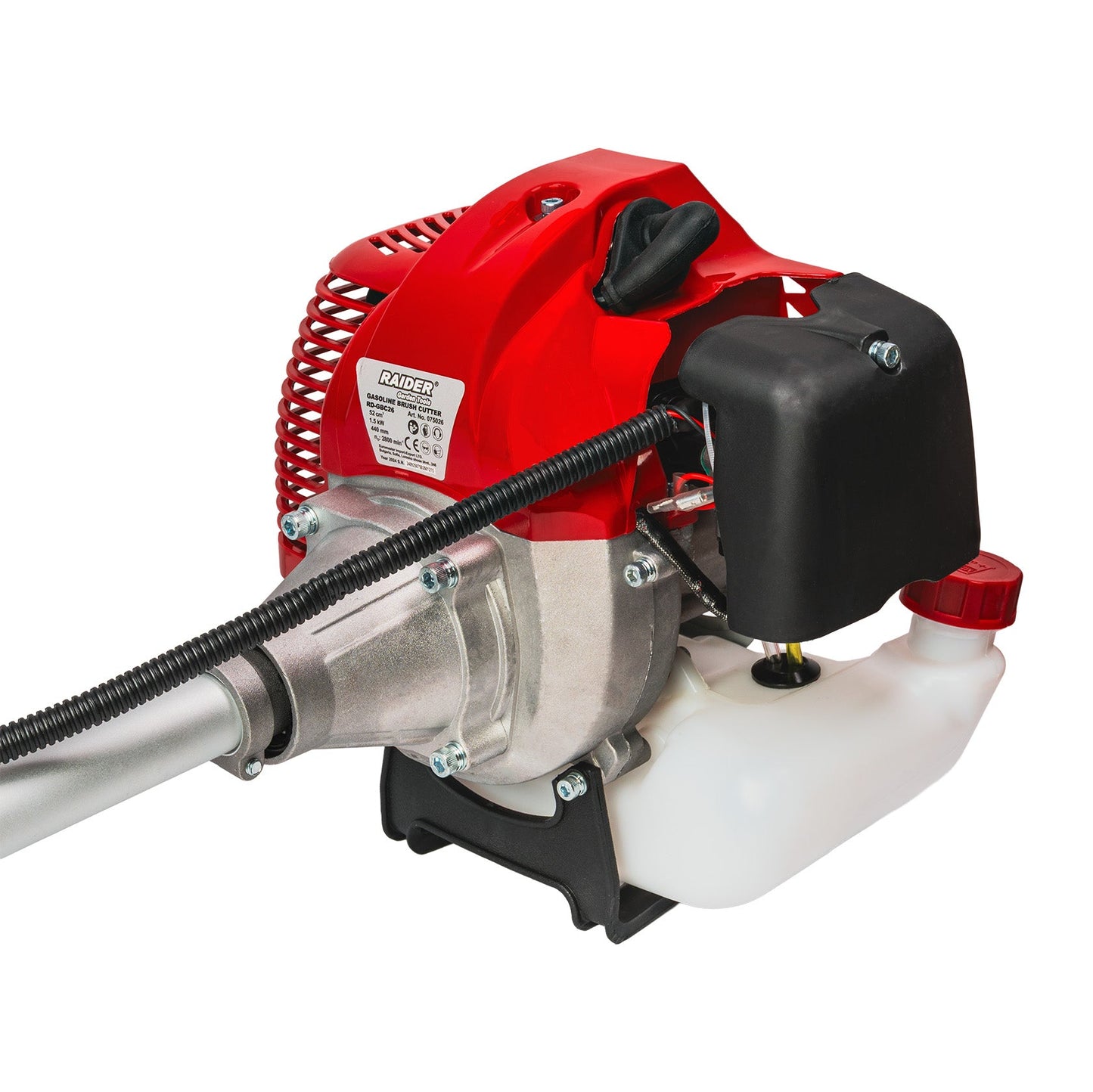 Motocoasa pe benzina RD-GBC26 2K cu accesorii, 1.5 kW, 28 mm, Raider 075026