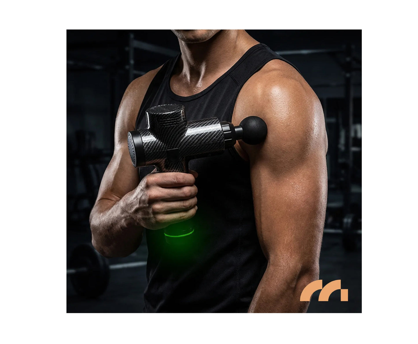 Pistol de masaj cu capete 10 capete interschimbabile, afisaj LCD, MalTec 113856