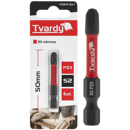 Bit de impact PZ3, 50 mm, Tvardy T00175-50-1