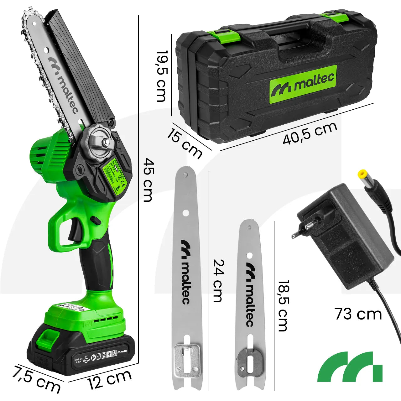 Mini fierastrau cu acumulator MasterCut 1000 W, MalTec 112483