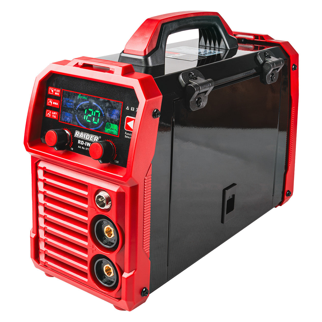 Aparat de sudura tip invertor MIG / MAG fara gaz si MMA RD-IW40 120 A, Raider 077240