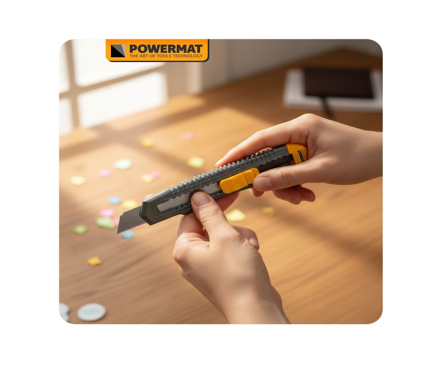 Cutter multifunctional PM-NT-18T, 15 x 4 cm, Powermat PM1443