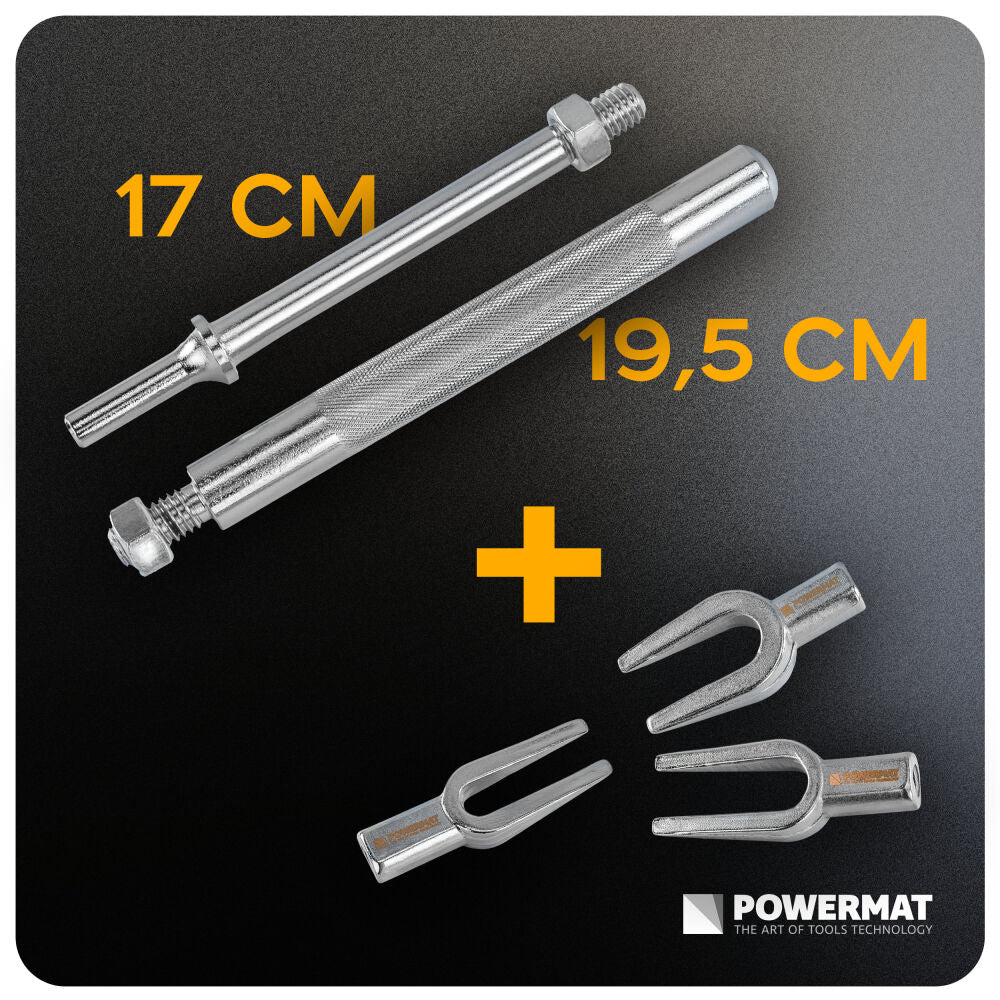 Kit extractor pentru articulatii sferice, sistem directie auto PM-SSDK-5T, 5 piese, Powermat PM1540