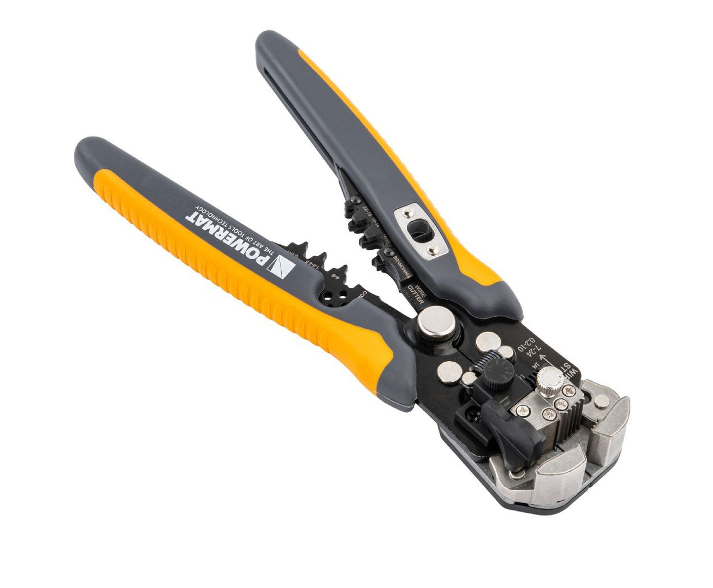 Cleste sertizare si dezizolare cabluri PM-SI-2T, 0.05-10 mm², 210 mm, Powermat PM1438