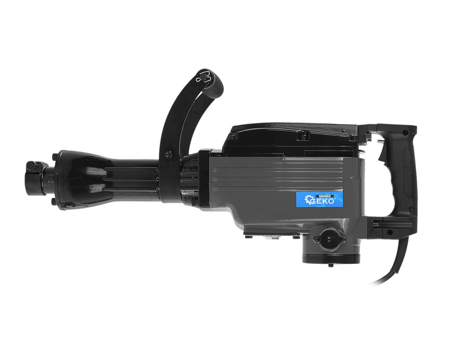 Ciocan demolator profesional, 1200W, forta de impact 45J, prindere HEX 30 mm, cu dalta, spit si valiza de transport, Geko G80850