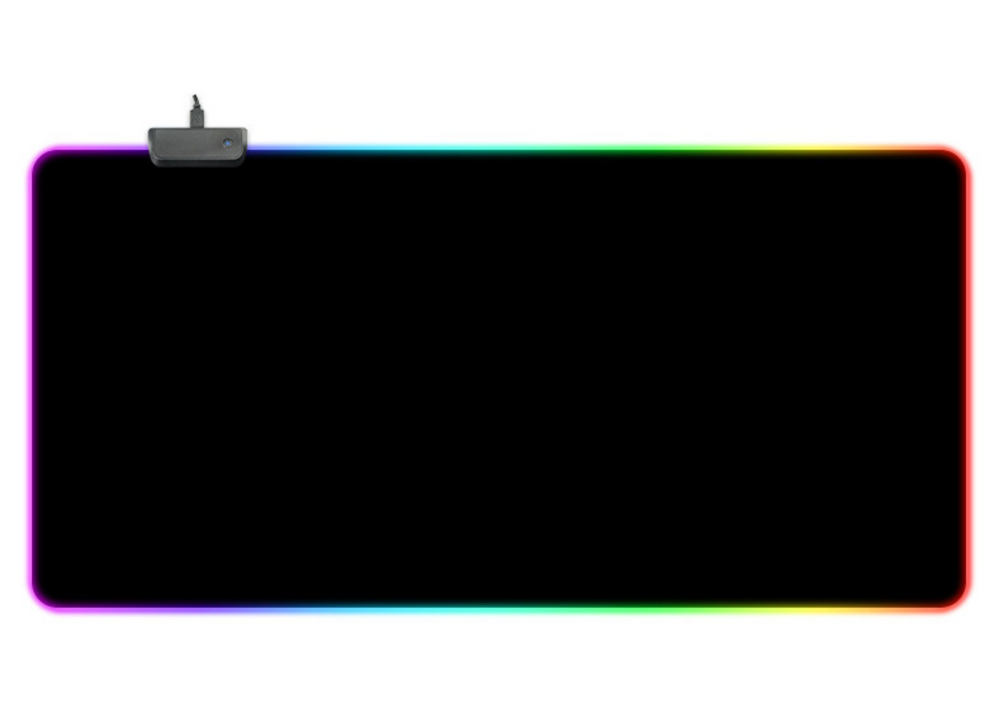 Pad pentru tastatura si mouse LED, 40 x 90 cm, Lean 20746