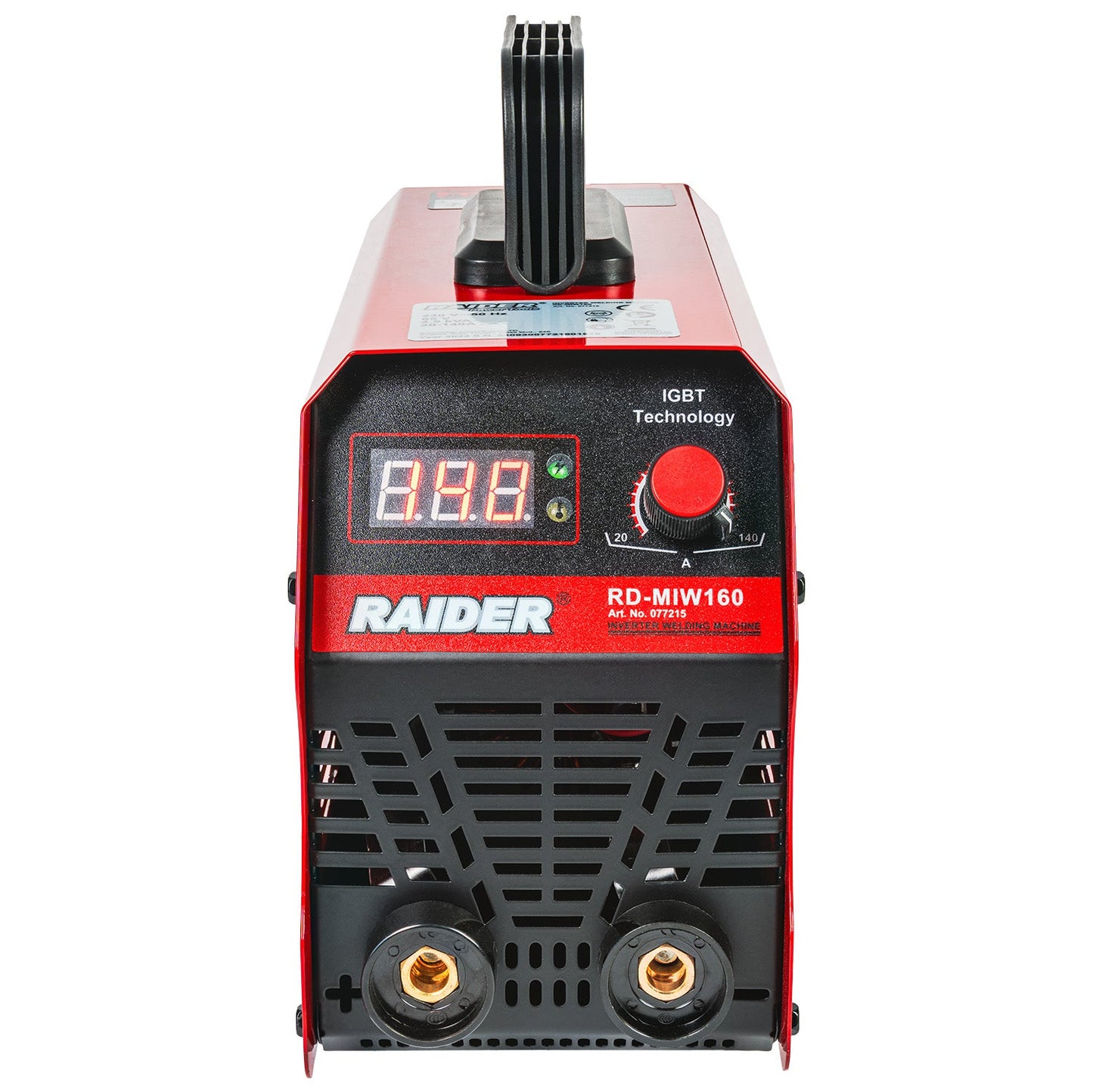 Aparat de sudura tip invertor RD-MIW160, afisaj LCD, 140A, Raider 077215